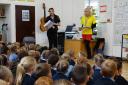Children at Stoke Prior First School learn about water safety