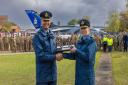 Gp Capt Fred Wigglesworth hands over command of RAF Marham to Gp Capt Leonie Boyd