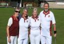 Diamond Nex Pairs: Carol Binmore, Sue Evans, Sue Dando and Kevin McCarthy