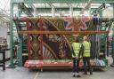 The rug being restored by Axminster carpets belongs to Saltram House, National Trust