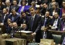 Chancellor Jeremy Hunt announcing his autumn statement in the House of Commons