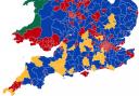 The YouGov map of General Election results