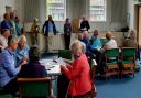 Honiton u3a members attend a meeting at Honiton Methodist Hall on June 7th to discuss potential new groups