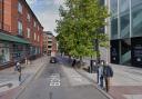 This area of Exeter city centre will be turned into a contraflow bus lane