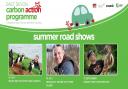 The programme offers summer road shows featuring celebrity speakers