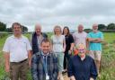 Members of East Devon County Council , Feniton Parish Council and contractor Kier