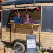 Beth and Andrea of Coldharbour Farm Shop. Ref edr 20 19TI 4969. Picture: Terry Ife