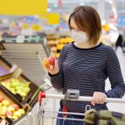 Face coverings are mandatory in shops in England from July 24. Picture: Getty