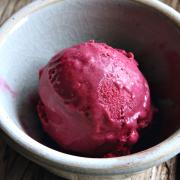 Damson ice cream