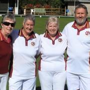 Diamond Nex Pairs: Carol Binmore, Sue Evans, Sue Dando and Kevin McCarthy