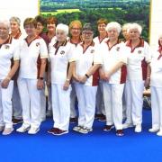 Honiton Ladies at Sutton Bowling Club for National Yetton semi-final