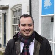 Simon Jupp on Honiton high street