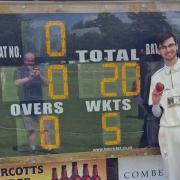 Harry Court was deserved man of the match after his best bowling spell of 5/20