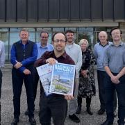 Railway Modeller editorial team, along with MD, Ben Arnold and Chairman, Michael Pritchard