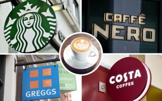 Fancy a free coffee from the likes of Costa, Starbucks or Caffe Nero next week - here's how to claim.