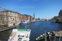 Security teams have been drafted in to try and stop people clambering over boats on the canal.