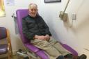 Budleigh Medical Centre receive a new examination bed.