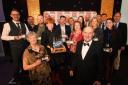 The 2024 Farm Retail Awards winners alongside Peter Slack (front centre right), a Derbyshire dairy farmer who led the annual awards earlier this year