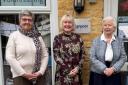 VOLUNTEERS: Penny Ingles, founder of Signpost, Helen Rushmore, chair and trustee, and Sue Jones, founding member and trustee