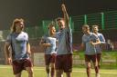 Alfie Moulden celebrates his goal