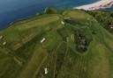 The Axe Cliff Golf Club course as seen from the air. Picture: ANDREW TAYLOR