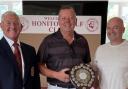 Captain Paul Willey with Winners Stuart Slater and Julian Phillips