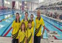 Honiton swimmers at County Champs