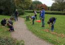 Little Green Change bulb planting at Weldmar Hospicecare