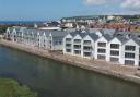 The modern three-bedroom property sits in a prime waterfront location in Seaton  Pictures: Bradleys, Sidmouth