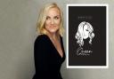 Kerry Ellis and the cover of her new book