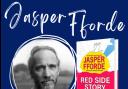 Jasper Fforde will be at the speaker event in Axminster.