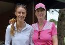 Kim Beauchamp and Natasha Beauchamp enjoying the Half Way Hut run by members Sandra Shaw, Jean Jolley and Rosie Jackson