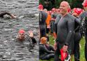 Steve Buxton swam for more than three hours for charity