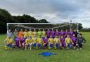 Awliscombe United FC in their new kit