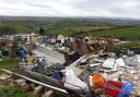 Fly-tipping in the countryside