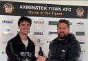 Goalkeeper Jack Rutter gets man of the match award