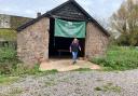 The group spent an afternoon at Spring Water Farm on the Killerton Estate.