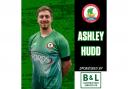 Ashley Hudd, who scored for Sidmouth