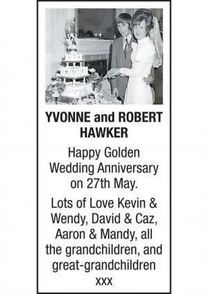 YVONNE and ROBERT HAWKER