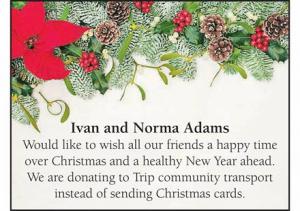 IVAN ADAMS XMAS GREET