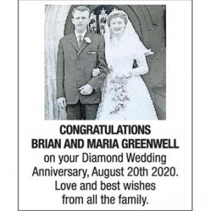 BRIAN AND MARIE GREENWELL