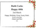 Ruth Cocks