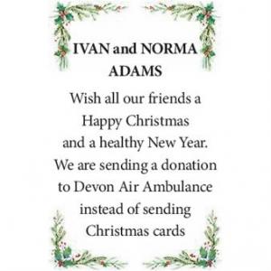 IVAN & NORMA ADAMS