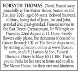 THOMAS (TOM) FORSYTH