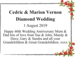 Cedric & Marion Vernon