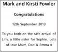 Mark and Kirsti Fowler