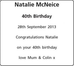 Natalie McNeice