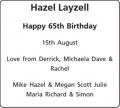 Hazel Layzell