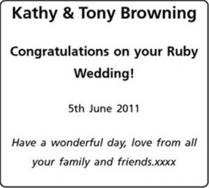 Kathy - Tony Browning