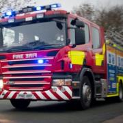 Fire crews fighting a 'well alight' barn fire in Broadclyst